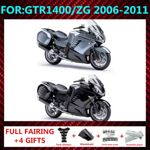 for GTR1400 ZG1400 Concours 14 2009 2010 2011 Motorcycle Accessories Bodywork Set Injection ABS Plas