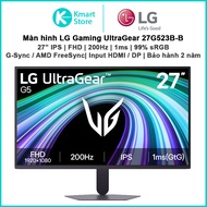 LG 27G523B-B Gaming Monitor | 27" IPS / FHD / 200Hz / 1ms | HDMI + DP | G-Sync / AMD FreeSync |