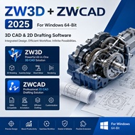 🔥 ZW3D + ZWCAD 2025 For Windows 64-Bit | 3D CAD & 2D Drafting Software