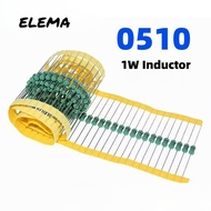 0510 1W Inductors 100uH-10mH Color Ring Inductors DIP Inductors 100UH 330UH 1MH 2.2MH 4.7MH Color Ci