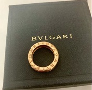 BVLGARI 寶格麗 18K玫瑰金 單環 戒指(歐碼48）