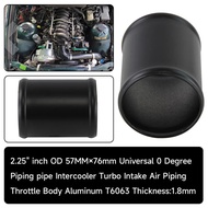 Universal 48mm-76mm/1 .89"-3'' inch Straight Aluminum Turbo Intercooler Pipe Piping Tubing Intake sy