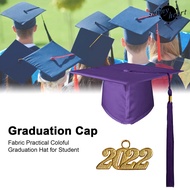 [SNNY] Graduation Cap Memorable Eye-catching Fabric Practical Coloful Graduation Hat for Student