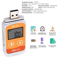 Elitech RC-5+ USB Data Logger Recorder PDF Reusable Temperature Data Logger Upgrade for Refrigeratio