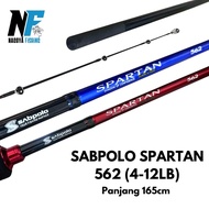 Joran Pancing Solid Carbon Sabpolo Spartan Panjang 150cm 165cm 180 cm Bahan Solid Carbon Murah Berku