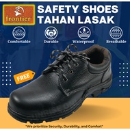 [ORIGINAL] FRONTIER SAFETY SHOES LOW CUT BLACK COLOUR SAFETY BOOT SAFETY SHOE 工业鞋 工業鞋 铁头鞋 [KASUT SAF