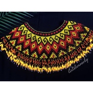 ADULT DAYAK LOTUS/ DECORATIONS/ ADULT BEAD SHOULDER NECKLACE