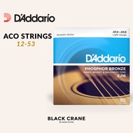 D’Addario Phosphor Bronze Acoustic Strings (12–53) – EJ16
