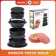 Round Burger Mould Hamburger Patty Maker Grill Press Cooking Tool