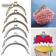MERLYMALL Purse Clasp Frame, Bag Hardware Vintage Purse Frame Kiss Clasp, Mini Metal Purse Frame Bag