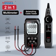 NOYAFA NF-8509 Network Cable Tester Digital Cat5 Cat6 Poe Tester Multimeter Cable Tracker Measure Length Wiremap Tester