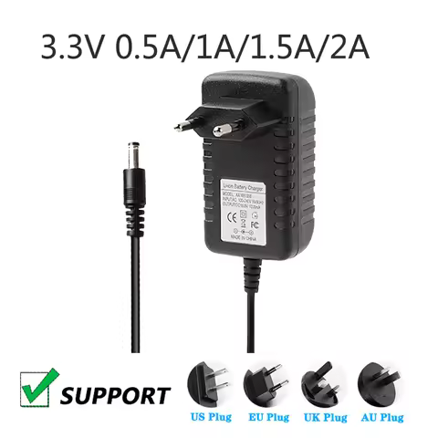 DC Power Supply 220V To DC 3.3V 0.5A 1A 1.5A 2A Power Adapter 3.3V 2000mA Switching DC Stabilized Po
