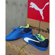 Sepatu Futsal Puma Evospeed Gala Graphic Blue/White Original 100%
