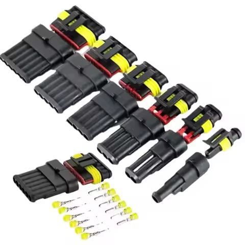 1 Set 1P 2P 3P 4P 5P 6Pins Way AMP 1.5 Super seal Waterproof Electrical automotive Wire Connector Pl