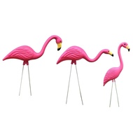 [trdfdv] Emulation Flamingo Figure Decor for Garden Pink Flamingo Animal Statue