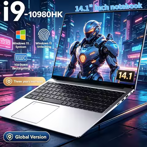 14.1 Inch Gaming Laptop Intel Core i9 10980HK 2.4 5.3GHz 32GB DDR4 2TB PCIe SSD Windows 11 Pro Porta