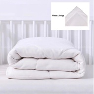 Plain White Comforter / Duvet Filler Alternative Bed Comforter