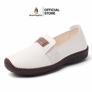 Hush-puppies Leather Loafer Shoes for Women Soft Sole Doll Shoes Woman Elegant Flat Shoes for Women 