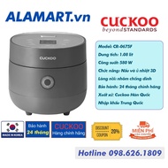 NỒI CƠM ĐIỆN TỬ 1.08L CUCKOO CR-0675F nấu 05 kg gạo dùng 2 - 4 người