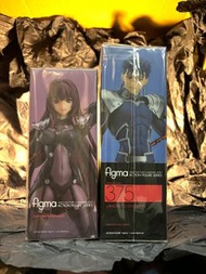 中古品 MAX FACTORY GoodSmile Fate/Grand Order Figma 381 ランサー/スカサハ（師匠）& Figma 375 ランサー/クー・フーリン（狗哥）一套不散