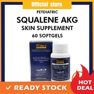 PETDiatric® SQUALENE AKG Canine Feline Skin Supplement 60 softgels