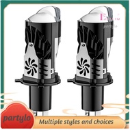 【Fast delivery】2Pcs H4 Lenses LED Car Headlight Bulb Car H4 LED Headlights H4 Mini Projector Led for
