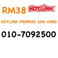 Hotlink Prepaid Sim Card 010-7092500