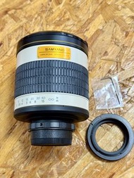 Samyang 500mm f/6.3 DX 反射鏡頭Nikon及Canon接環