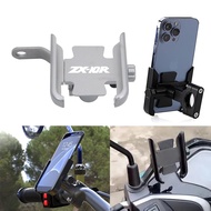 For Kawasaki Ninja ZX10R ZX-10R 2004-2022 Motorcycle Accessories Handlebar Mobile Phone Holder Stand Bracket