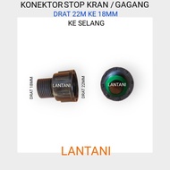 LANTANI - KNAPSACK ELECTRIC SPRAYER HANDLE CONNECTOR 22 MM to 18 MM Thread