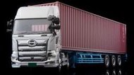 Tomytec LV-N292a 日野 Profia 40呎 海運集裝箱拖車 貨櫃車 TV32051