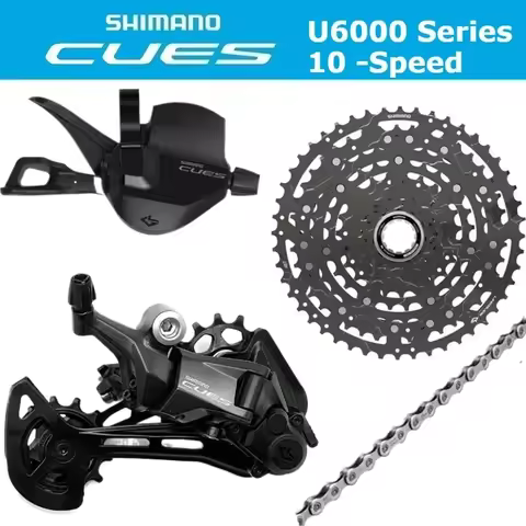 SHIMANO CUES U6000 Bicycle Derailleur 1x10 Speed Shifter Derailleur Chain Cassette Groupset