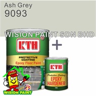 9093 ASH GREY ( 5 LITER ) 5L KTH Epoxy floor paint / expoxy floor paint / ROOFING &amp; FLOORING cat epoxy lantai / paint99