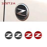 Car Modified for Nissan 350Z Z33 2003-2009 Carbon Fiber Fender Logo Emblem Decoration Sticker Car Ac