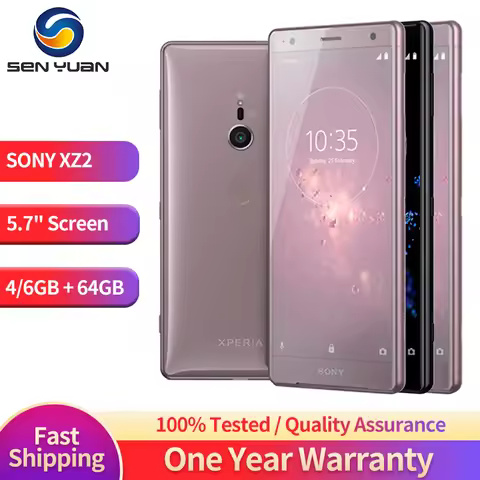 Original Sony Xperia XZ2 4G Mobile Phone 4GB/6GB+64GB Single/Dual SIM 5.7" IPS LCD Snapdragon 845 Oc