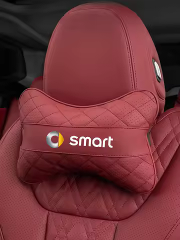 Car Memory Foam Neck Pillow Protection Lumbar Backrest Cushion For Smart 451 brabus Smart 453 fortwo