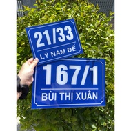 House Number Plate Company Board Green Mica Village Village Village Village Board