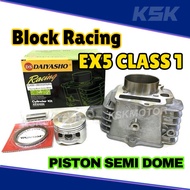 RACING BLOCK EX5 CLASS1/SYM E-BONUS/DEMAK 110 53MM 56MM DAIYASHO COMPLETE SET BLOK RACING EX5 SYM EB