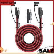 16 AWG Line Car Battery Charging Cable Extension 6M SAE to SAE 12V-36V Quick Disconnect