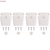 SUSANMY 2 Set Ice Chest Latch Repair, Heavy Duty Plastic Cooler Latch Replacement, Durable Screws In