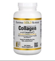 California Gold Nutrition 水解膠原蛋白 + 維生素 C