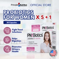 Principle Nutrition PNBiotics Probiotics For Women | 30S Carton of 6