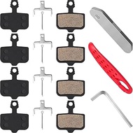 4 Pairs Bike Disc Brake Pads Compatible with Sram Brake Pads Compatible with Avid Elixir E1 E3 E5 E7