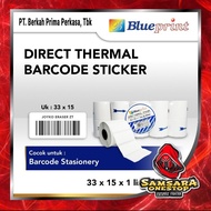 Direct Thermal Sticker 33x15x1 / BLUEPRINT Sticker Label 33x15x1 Line Contents 495