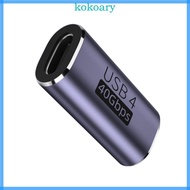 KOK Extension Adapter 40gbps 100W USB C to USB C Extension USB4 0 Female To Female