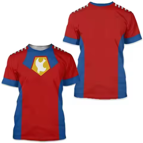 Peacemaker Superhero Costume T-Shirt | 3D Unisex Halloween Cosplay Tee The 2025 New 3d Tshirt Quickl
