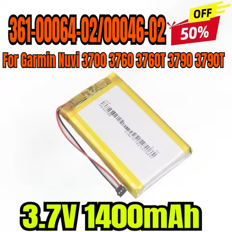 3.7V 1400mAh Battery 361-00064-02 361-00046-02 for Garmin Nuvi 3700, Nuvi 3760,Nuvi 3760T, Nuvi 3790