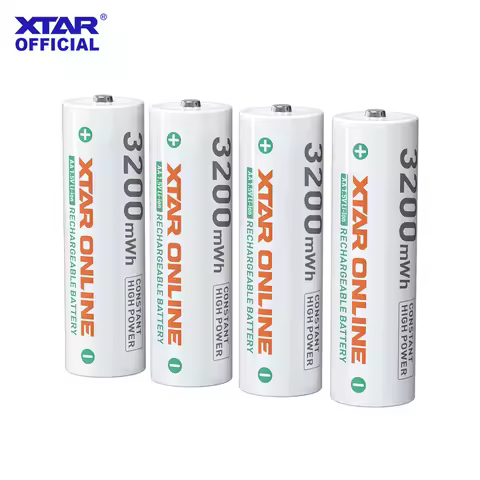 XTAR 1.5V AA 3200mWh online Li-ion Rechargeable Battery 2100mAh 1.5A High Discharge 1000+ Cycles -20