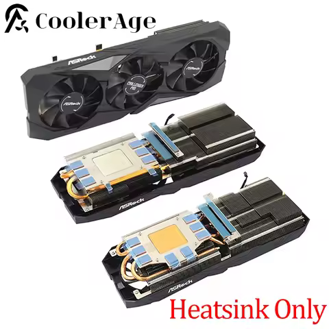 For ASROCK RX 5600 XT CHALLENGER Video Card Heatsink New Original RX5600XT Replacement Graphics Card