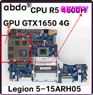QUYPV สำหรับเมนบอร์ดแล็ปท็อป5-15ARH05 Lenovo Legion. มาเธอร์บอร์ด NM-D041 GY55L GY55K พร้อม R5 CPU 4600H GPU GTX1650 4G 100% ทดสอบทำงาน APITV